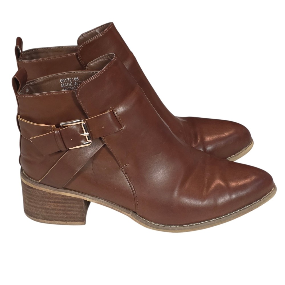 Brown Ankle Boots Size 9 - Picture 2 of 10
